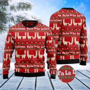 Llama Lalala Ugly Christmas Sweater, Christmas Sweater,&hellip;
