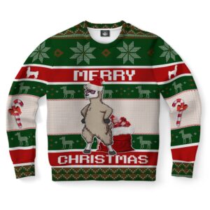 Llama Santa Ugly Christmas Sweater, Christmas Sweater,&hellip;