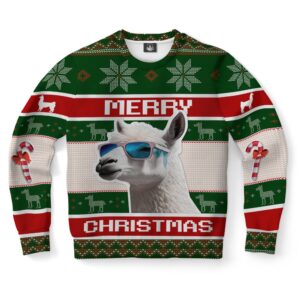 Llama Ugly Christmas Sweater, Christmas Sweater, Ugly&hellip;