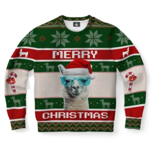 Llama Xmas Ugly Christmas Sweater, Christmas Sweater,&hellip;