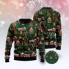 Louisiana Usa Symbols Pattern Ugly Christmas Sweater, Christmas Sweater, Ugly Sweater, Funny Xmas Sweaters