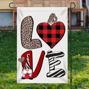 Love Cute Gnome Burlap Merry Christmas Garden&hellip;
