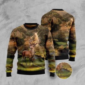 Lovely Deer Ugly Christmas Sweater, Christmas Sweater,&hellip;