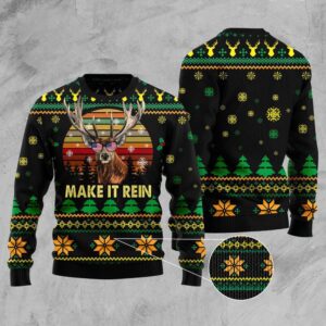 Make It Rein Ugly Christmas Sweater, Christmas&hellip;