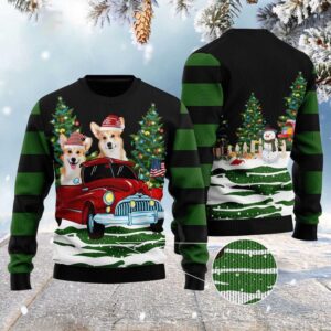 Merry Christmas Pembroke Welsh Corgi Ugly Christmas&hellip;