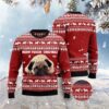 Merry Puggin Christmas Funny Ugly Christmas Sweater, Dog Ugly Christmas Sweater, Ugly Dog Sweaters