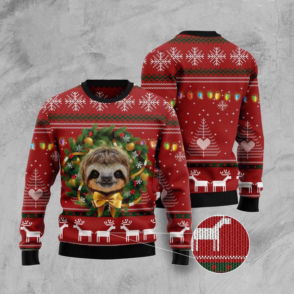 Merry Slothmas Funny Ugly Christmas Sweater, Christmas Sweater, Ugly Sweater, Funny Xmas Sweaters Merry Slothmas Funny Ugly Christmas Sweater, Christmas Sweater, Ugly Sweater, Funny Xmas Sweaters