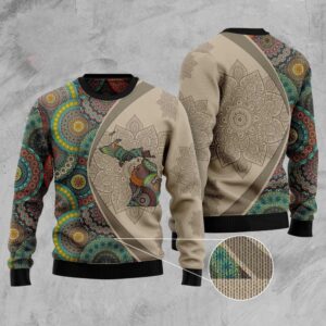 Michigan Mandala Funny Ugly Christmas Sweater, Christmas&hellip;