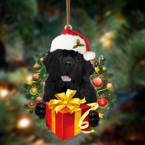 Newfoundland-Dogs give gifts Hanging Ornament, Christmas Ornament,&hellip;