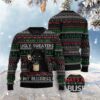 Newfoundland Dogs Carrying Gift Christmas On The Red Car Ugly Christmas Sweater, Dog Ugly Christmas Sweater, Ugly Dog Sweaters