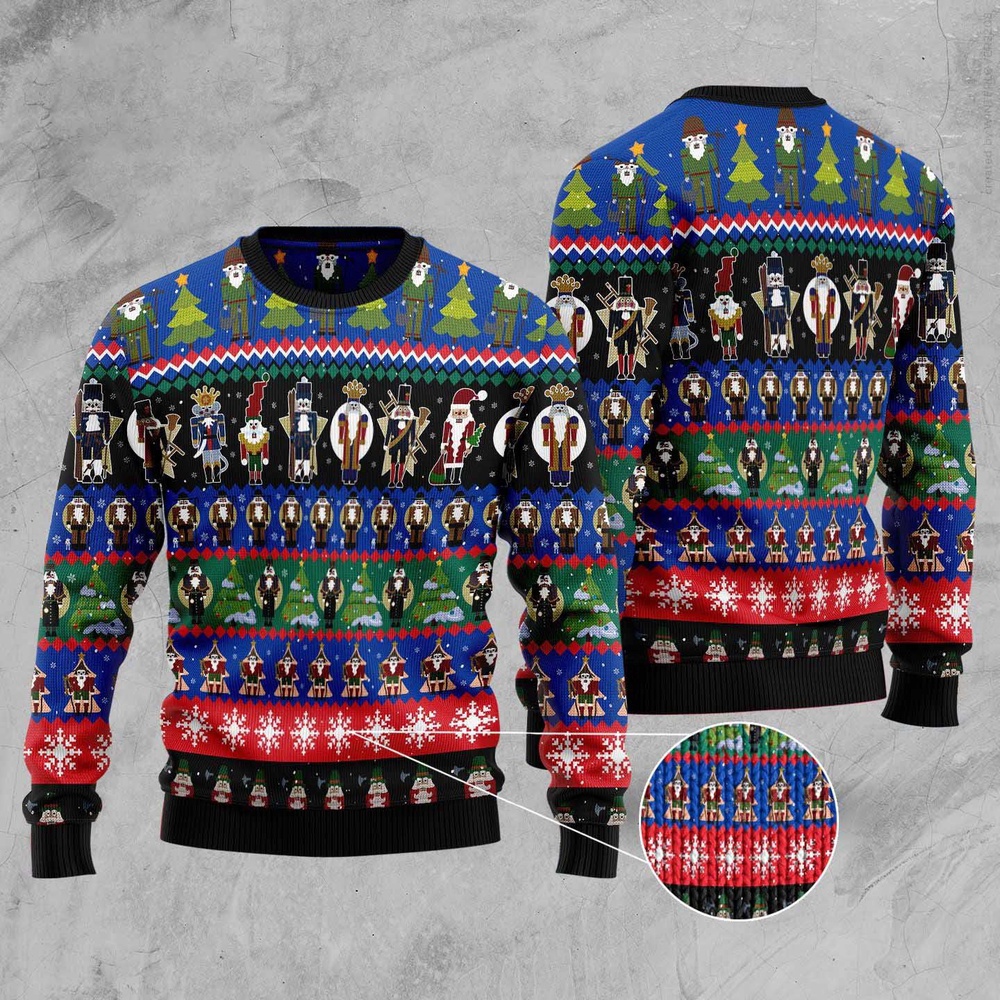 Nutcracker Cute Christmas All Over Print Ugly Christmas Sweater, Christmas Sweater, Ugly Sweater, Funny Xmas Sweaters Nutcracker Cute Christmas All Over Print Ugly Christmas Sweater, Christmas Sweater, Ugly Sweater, Funny Xmas Sweaters