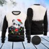 Owl Love Santa Moon Ugly Christmas Sweater, Christmas Sweater, Ugly Sweater, Funny Xmas Sweaters
