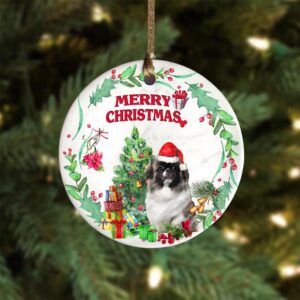 Pekingese Tree Merry Christmas Ornament, Christmas Ornament,&hellip;