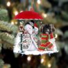Pekingese With Rudolph’s House Christmas Ornament, Christmas Ornament, Dog Ornament, Xmas Dog Ornaments