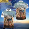 Personalized US Army National Guard Veterans Polo Shirt, Veteran Polo Shirt, Military Polo Shirt