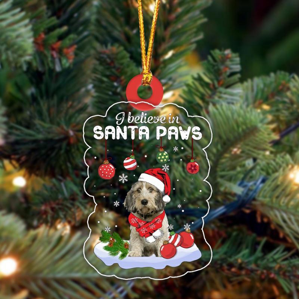 Petit Basset Griffon Vendeen Christmas Ornament, Christmas Ornament, Dog Ornament, Xmas Dog Ornaments