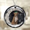 Pitbull 2 Christmas Ornament, Christmas Ornament, Dog Ornament, Xmas Dog Ornaments
