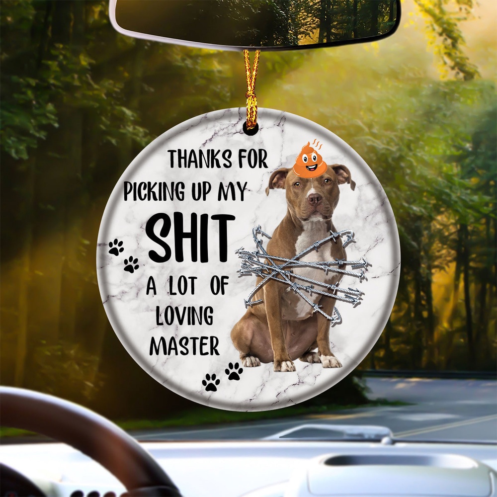Pit Bull A Lot Of Loving Master Ornament, Christmas Ornament, Dog Ornament, Xmas Dog Ornaments Pit Bull A Lot Of Loving Master Ornament, Christmas Ornament, Dog Ornament, Xmas Dog Ornaments