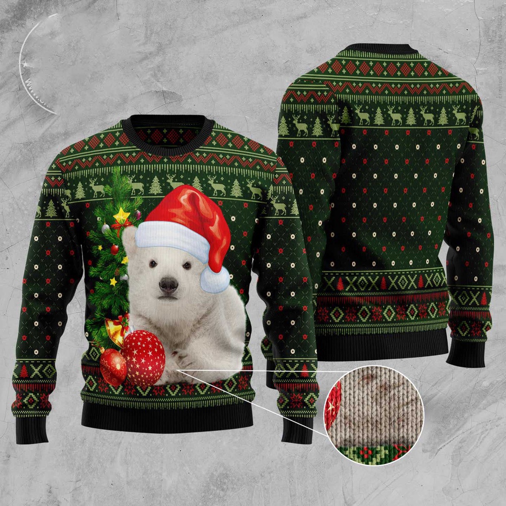 Polar Bear Cute Christmas Ugly Christmas Sweater, Christmas Sweater, Ugly Sweater, Funny Xmas Sweaters Polar Bear Cute Christmas Ugly Christmas Sweater, Christmas Sweater, Ugly Sweater, Funny Xmas Sweaters