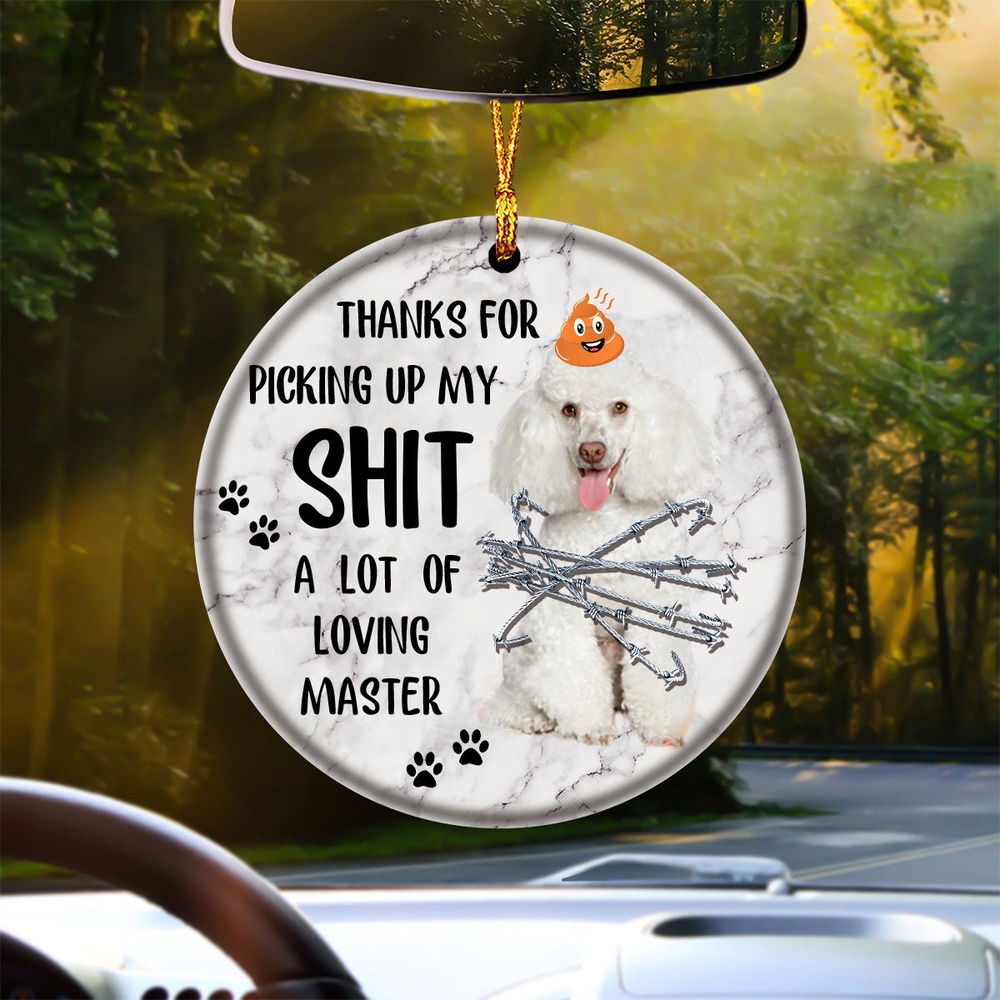 Poodle A Lot Of Loving Master Ornament, Christmas Ornament, Dog Ornament, Xmas Dog Ornaments Poodle A Lot Of Loving Master Ornament, Christmas Ornament, Dog Ornament, Xmas Dog Ornaments