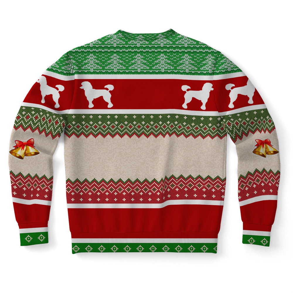 Poodle Dog Ugly Christmas Sweater, Christmas Sweater, Ugly Sweater, Funny Xmas Sweaters