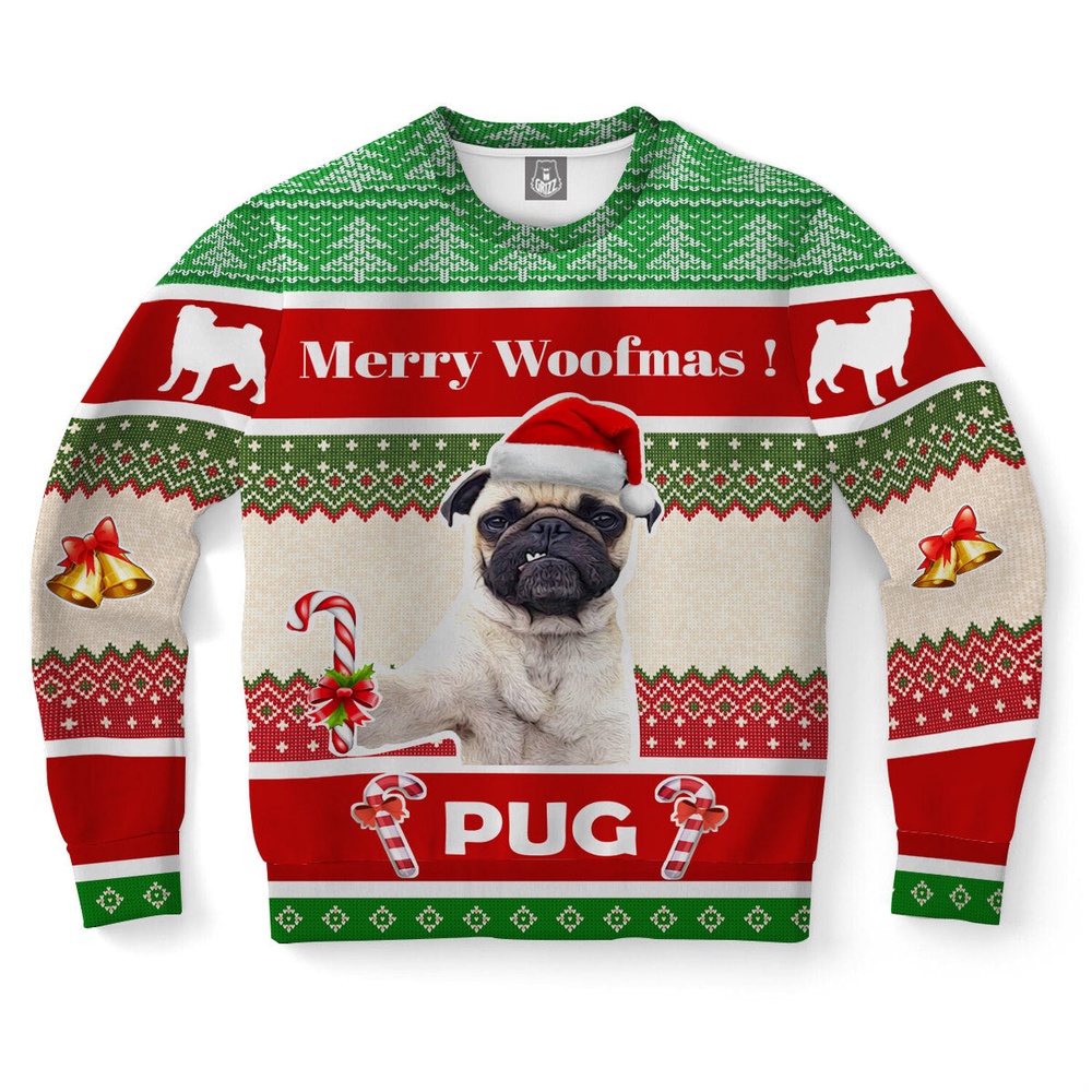 Pug Dog Ugly Christmas Sweater, Christmas Sweater, Ugly Sweater, Funny Xmas Sweaters Pug Dog Ugly Christmas Sweater, Christmas Sweater, Ugly Sweater, Funny Xmas Sweaters