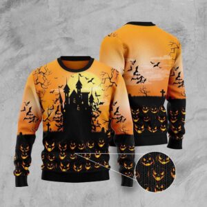 Pumpkin Town Ugly Christmas Sweater, Christmas Sweater,&hellip;