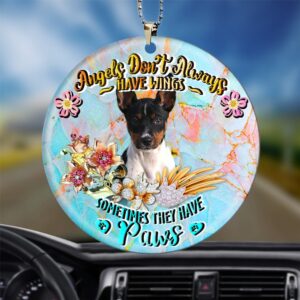 Rat Terrier Sometimes They Have Paws Ornament,&hellip;
