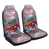 Red Truck Cardinal Christmas I Am Always With You Seat Cover Cars, Christmas Car Seat Cover, Car Seat Cover