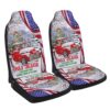 Red Truck Christmas It is The Most Wonderful Time Of The Year Seat Cover Cars, Christmas Car Seat Cover, Car Seat Cover