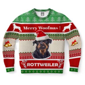 Rottweiler Dog Ugly Christmas Sweater, Christmas Sweater,&hellip;