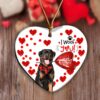 Rottweiler Hooded Christmas Ornament, Christmas Ornament, Dog Ornament, Xmas Dog Ornaments