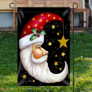 Santa Claus Moon Shape Star Christmas Garden&hellip;