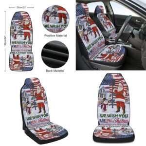 Santa Claus We Wish You Ameri Christmas American flag Seat Cover Cars Christmas Car Seat Cover Car Seat Cover 2 ifpl0o.jpg