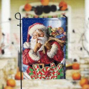 Santa Joy Garden FlagXmas, Garden Flags, Outdoor&hellip;