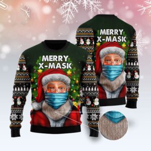 Santa Merry Xmas Ugly Christmas Sweater, Christmas&hellip;