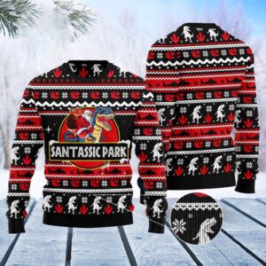 Santassic Park Ugly Christmas Sweater, Christmas Sweater,&hellip;