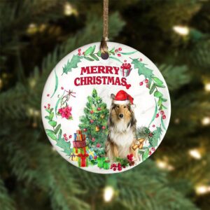Scotch-Collie Tree Merry Christmas Ornament, Christmas Ornament,&hellip;