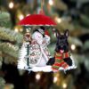 Scottish-Terrier God Says You Ornament, Christmas Ornament, Dog Ornament, Xmas Dog Ornaments