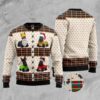 Scottish Terrier Wreath Ugly Christmas Sweater, Christmas Sweater, Ugly Sweater, Funny Xmas Sweaters