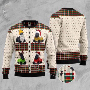 Scottish Terriers Xmas Ugly Christmas Sweater, Christmas&hellip;