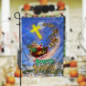 Season’s Greetings Garden FlagXmas, Garden Flags, Outdoor&hellip;
