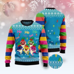 Shark Doo Doo Doo Ugly Christmas Sweater,&hellip;