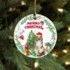 Shetland-Sheepdog God Says You Ornament, Christmas Ornament, Dog Ornament, Xmas Dog Ornaments