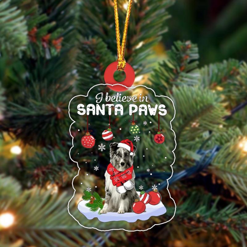 Shetland Sheepdog 1Christmas Ornament, Christmas Ornament, Dog Ornament, Xmas Dog Ornaments