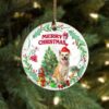 Shiba-Inu With Crown Diamond Ornament, Christmas Ornament, Dog Ornament, Xmas Dog Ornaments