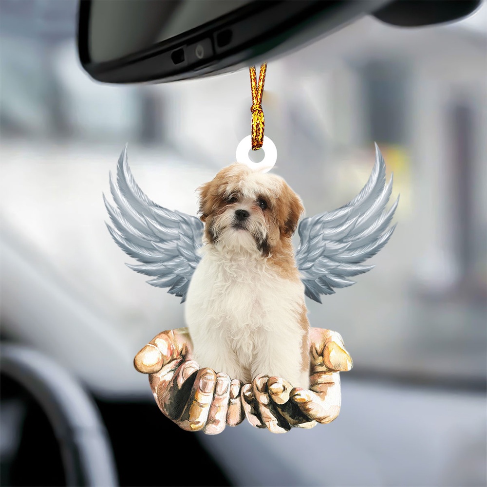 Shih Tzu Angel Dog Memorial Ornament, Christmas Ornament, Dog Ornament, Xmas Dog Ornaments