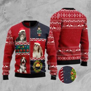 Shih Tzu Vintage Ugly Christmas Sweater, Christmas&hellip;