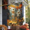 Skeleton Couple Dancing Halloween Flag, Halloween Flag, Halloween Garden Flags, Halloween House Flags