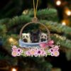 Skye-Terrier In Gift Box Christmas Ornament, Christmas Ornament, Dog Ornament, Xmas Dog Ornaments